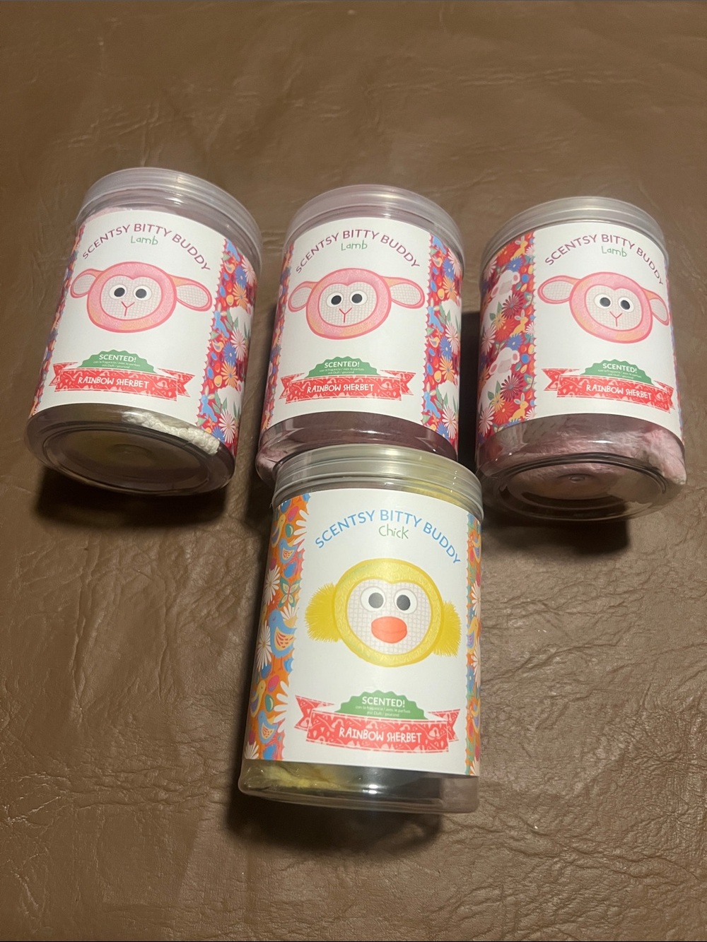 Lamb & Chick Scented Kids Bitty Buddy - Pink & Yellow